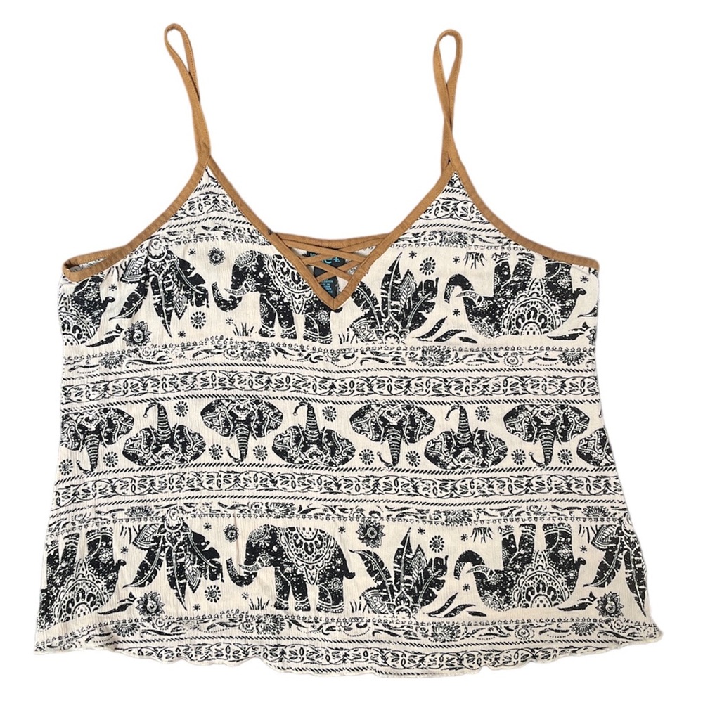 Rue+ Elephant Tank Top + bracelet
